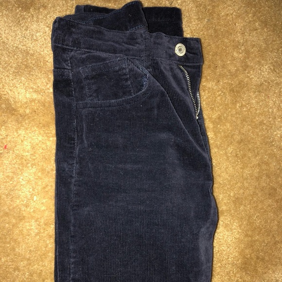 Brandy Melville corduroy navy pants - Picture 2 of 2